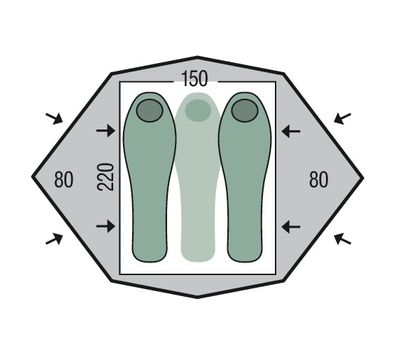 Палатка GEMENI 150 EXTREME