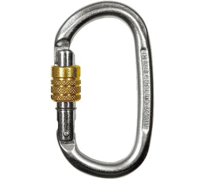 Карабин стальной 3C4630A овал