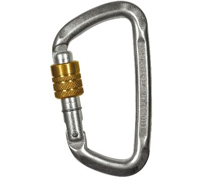 Карабин стальной 3C4760A трапеция key lock