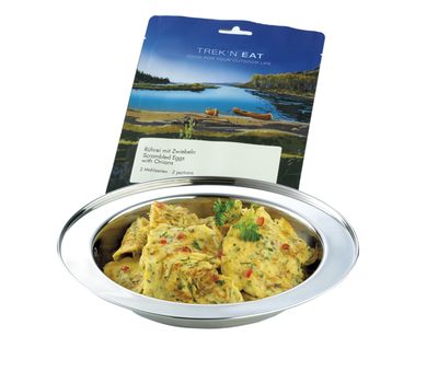 Омлет с луком